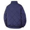 2026 Autumn and Winter New Middle-aged and Young People Plus Fleece Stand-up Collar Machine Line Cotton Clothes Plus Fleece Thick Large Size