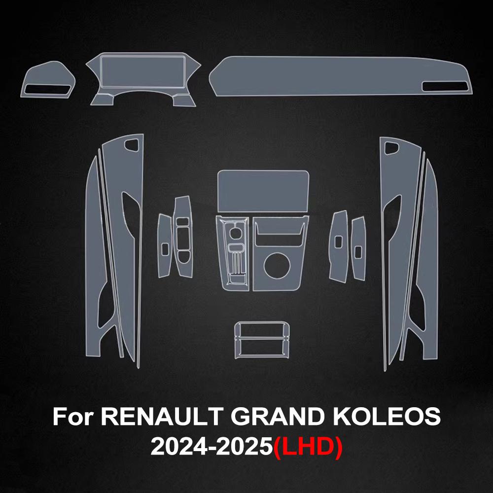 

Car Interior Center console Transparent TPU Protective film for Renault Grand Koleos 2026 2026 Pre-cut PPF Cover Accessories
