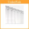 Modern Minimalist Metal Shower Curtain Hook Rings With Open Ends For Bathroom Decor