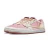 Travis Scott x Jordan Air Jordan 1 Mjuk Rosa Travis Scott X AJ1 Låg Dämpning Låg topp Vintage Basketkängor Unisex DZ4137-700(Team1698-)