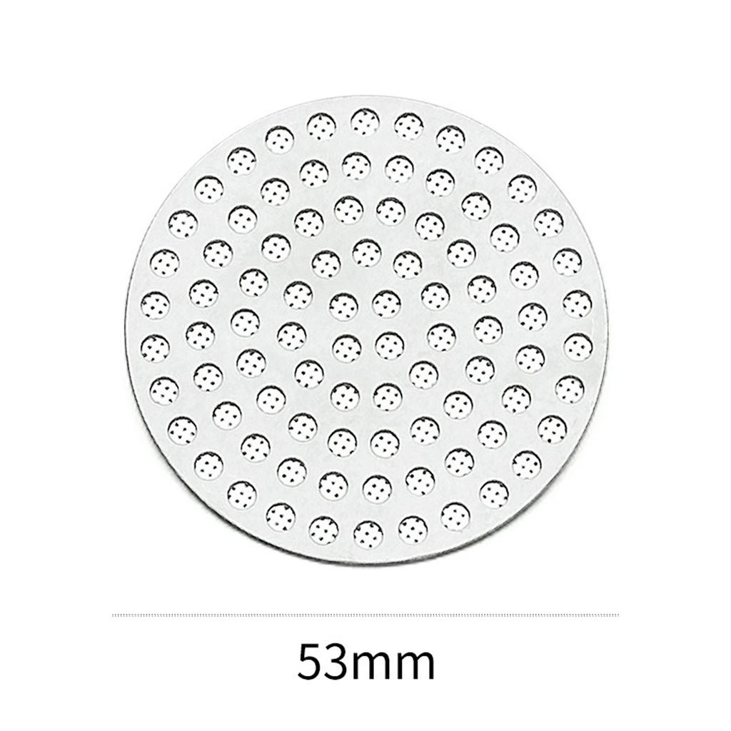 51/53/58mm Doppellagig 304 Edelstahl Kaffeefilter Feines Netz Wiederverwendbarer Kaffee-Siebträger Sieb Professionelles Espresso-Zubehör