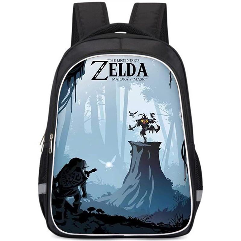Ruime rugzak met Zelda-thema voor kinderen, lichtgewicht en ergonomische schooltas
