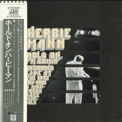 LP Record HERBIE MANN  Hold On Im Comin P8335A Atlantic 1973 Japan Jazz Used