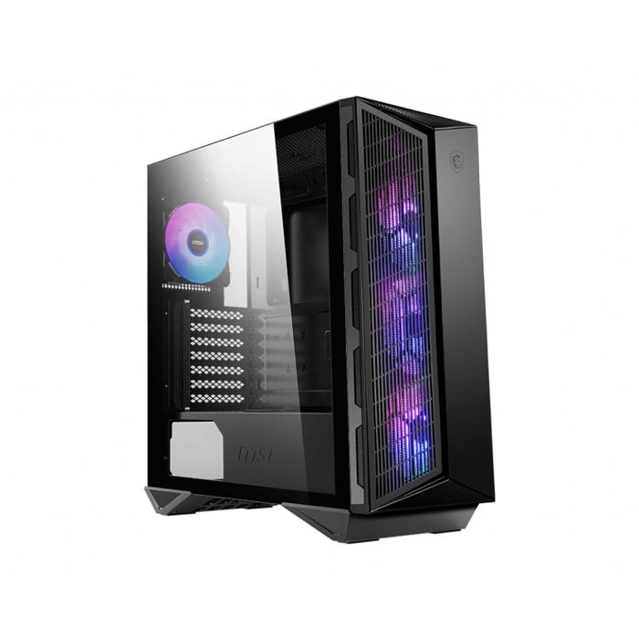 Boitier PC MSI MPG GUNGNIR 111R ATX / Micro-ATX / Mini-ATX - Noir - 3 x 120 mm - fenêtre en verre trempé