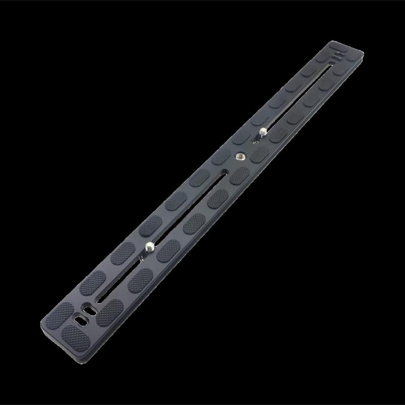 400mm Long Quick Release Plate with 28 Rubber Pad for Enhances Stability Camera Protections On Tripods for Two Cameras