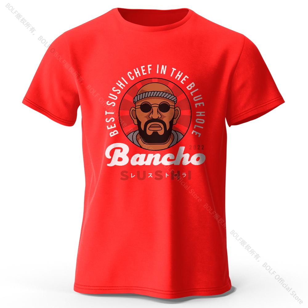 Japanese Ramen Chef Printed 100% Cotton T-Shirt, Soft & Breathable Round Neck Short Sleeve Tee, Unisex Fun & Cultural Style