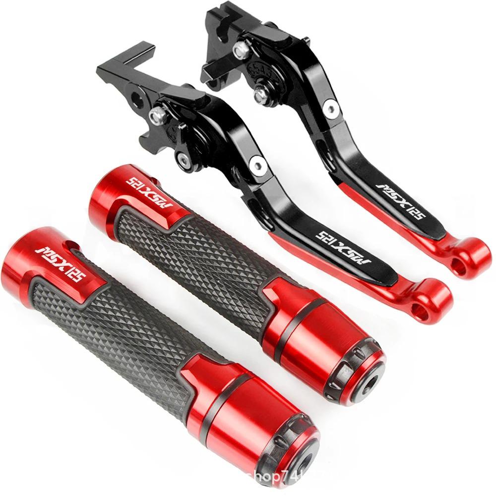 CNC Brake Clutch Levers & Handlebar Grips for MSX125 GROM Motorcycle