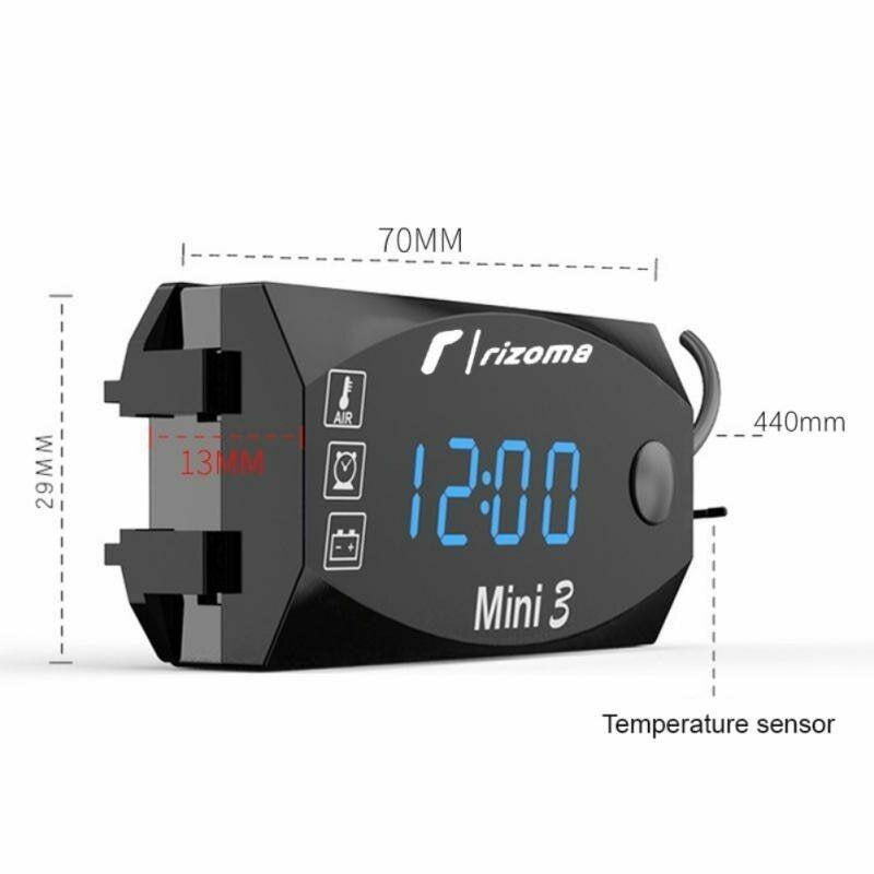 Motorrad Voltmeter Elektronische Uhr Für LED Digitalanzeige Wasserdicht