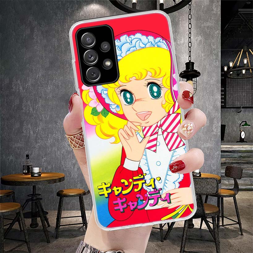 Anime Candy Phone Case For Samsung Galaxy A13 A14 A15 A16 A17 A53 A54 A55 A56 A57 A33 A34 A35 A36 A37 A23 A24 A25 A26 Galaxy A13
