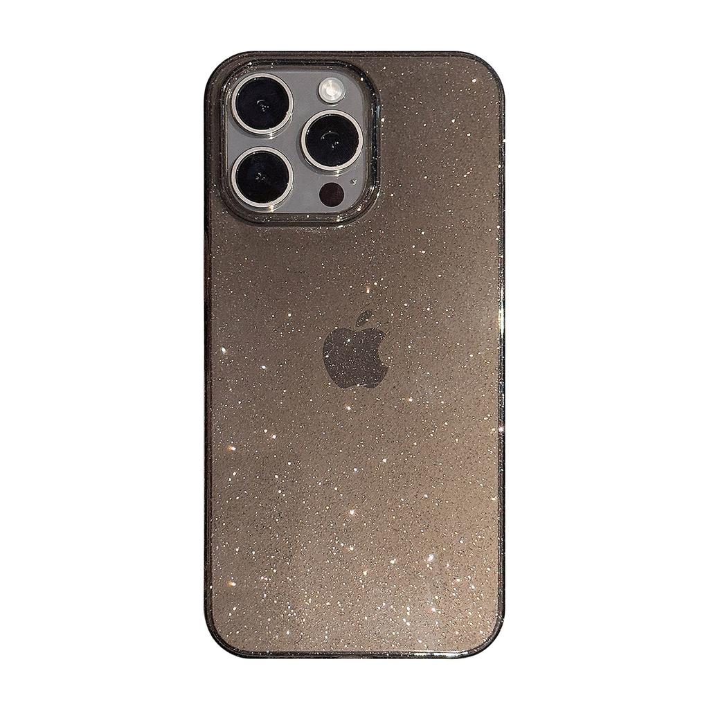 Pink Glitter for Apple 16 Promax Mobile Phone Case 17 for IPhone 15 Soft Case 11 Advanced Simple 12 Transparent