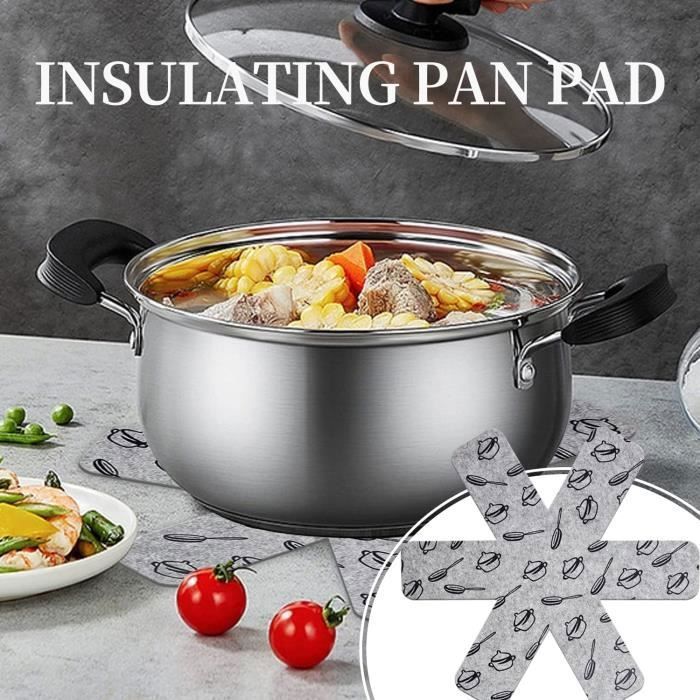 12 Pièces Protection Casseroles Protection Poele 3 Tailles (26-36- 38 CM) Multicolore SEPARATEUR