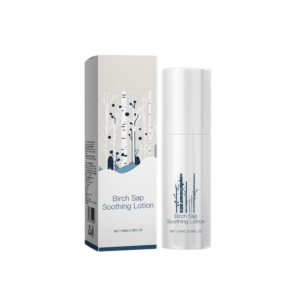 Birch Sap Soothing Lotion Moisturizing, Caring, Hydrating, Smooth, Moisturizing, Nourishing Soothing Lotion 100ml
