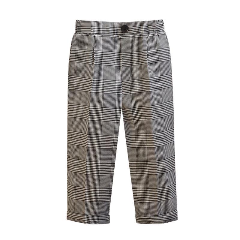Pantaloni de costum uni pentru copii - Pantaloni lungi casual pentru băieți pentru uniforma de școală primară, costum de spectacol de primăvară/toamnă
