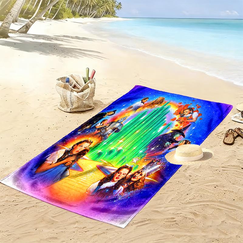 Fantasy Magic Adventure beach towel beach Portable for travel seaside quick-drying swim towel swim Comfort Fashion printing beach