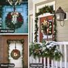 Christmas Wreath Hook Star Snowflake Christmas Tree Elements Metal Door Hanger Over The Door Hooks Hanger