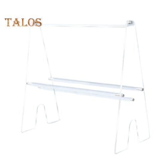 

Подставка для ободков для волос, двухслойный съемный прозрачный акриловый держатель для ободков для волос, для розничной торговли, домашнего и коммерческого использования, органайзер для ободков для волос чистый