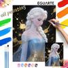 Ice Queen Oil Painting Hand Painting Art Kit Coloring Painting Handmade Diy Home Decoration Gift