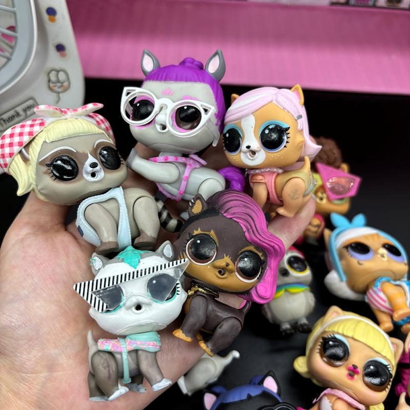 1Pc Big Eyed Animals Random Super Mini Dolls 3Cm Pet Girls Diy Collectible Toys Children'S Birthday Gift