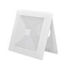 Saída de ventilação de ar ABS Square Ventilação Difusor para ar condicionado Snap-In Spring Panel Ventilação Hood Exaustão Air Vent Cover