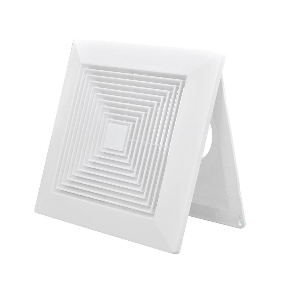 Square Air Diffuser ABS Ceiling Vent Hood Snap-in Panel Air Conditioner Ventilation Outlet White Ventilation Hood Ceiling Outlet