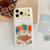 Cartoon Rabbit & Bear iPhone 15/Pro Max Anti-Fall Case