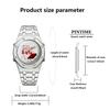 1pc New Polygon Men's Watch - Graffiti Digital Fashion Digital Display Multi-functional Night-Light Water-Resistant