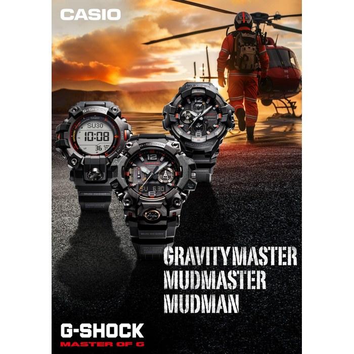 [Casio] G-Shock Gravity Master GR-B300EC-1AJF Tough Solar, Bluetooth, Bio-Plastic Men's Black Emergency Color