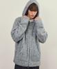 Wednesday Oasis Always Boucle Mix Wool Knit Zip-Up Hoodie 3 Colors