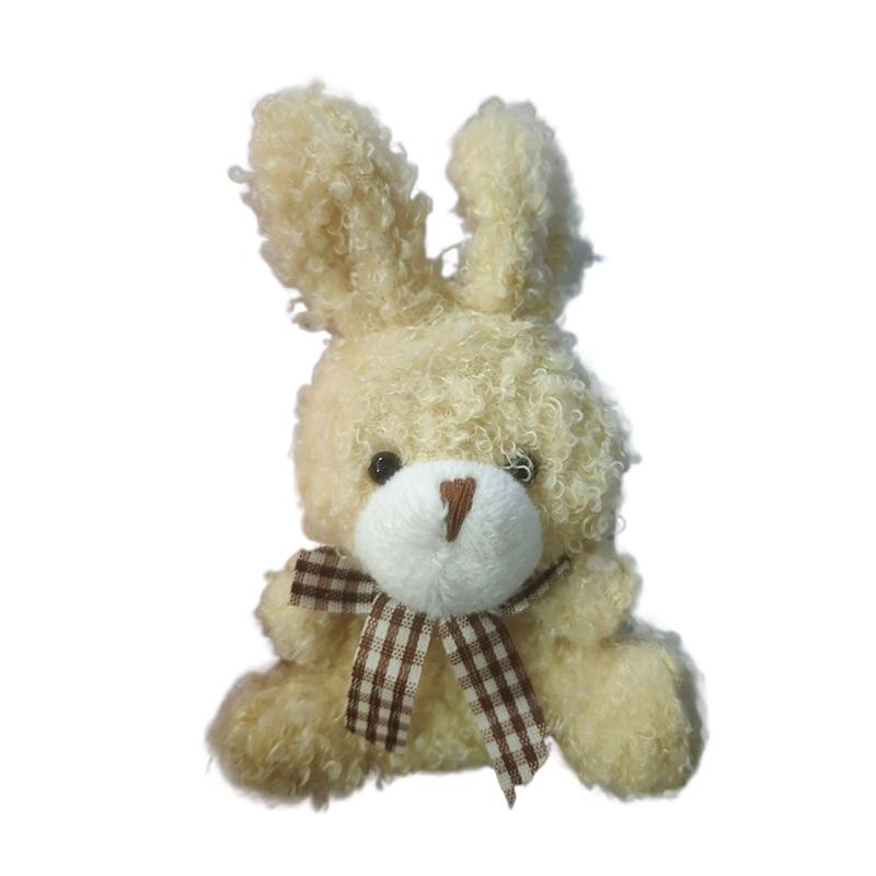 Rabbit Keychain Plush Doll Backpack Pendant Kids Stuffed Animal Toys