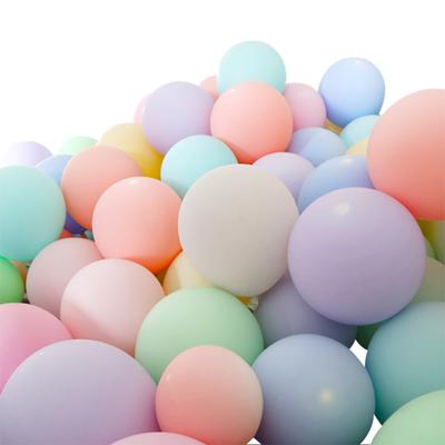 100шт змішаних кольорів 10-дюймові латексні повітряні кульки Macaron Color Baby Birthday Event Party Весілля Baby Shower