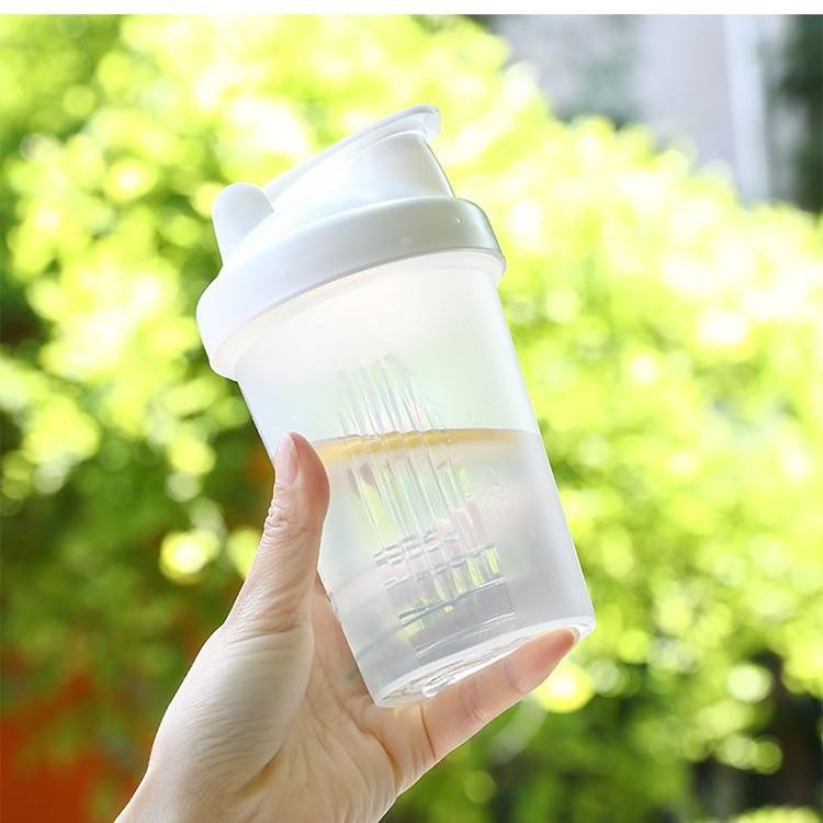 400ml Personalisierbare Protein Shaker Flasche für Sport, Fitness und Sojamilch mit Logo-Option