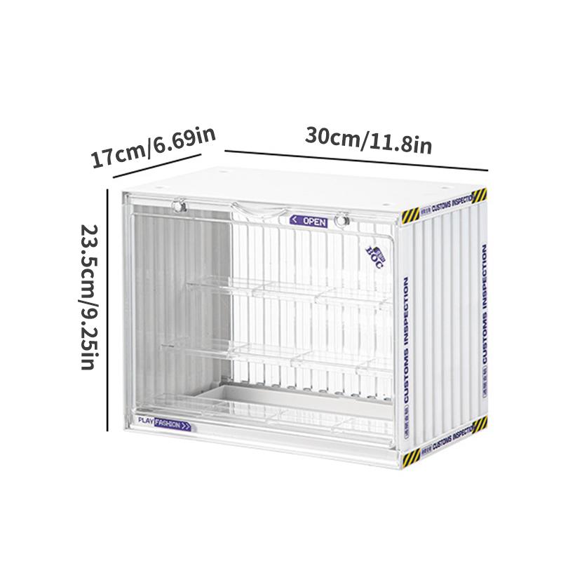 Three Layer Oversized Storage Box, Magnetic Blind Box Storage Box, Acrylic Doll Display Cabinet, Dustproof Doll Figurine Display