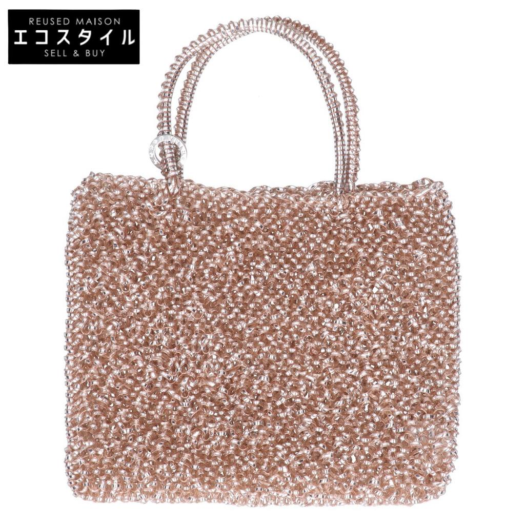 ANTEPRIMA Square Wire Handbag pink beigeUsed