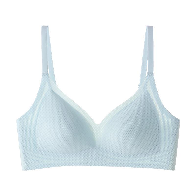 Women Summer Seamless Gathered Anti Sagging Breathable Comfortable Bra