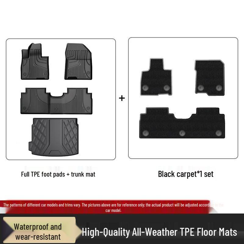 Custom TPE Floor Mats for Mercedes-Benz GLC Models (GLC300L, GLC260L, GLC200)
