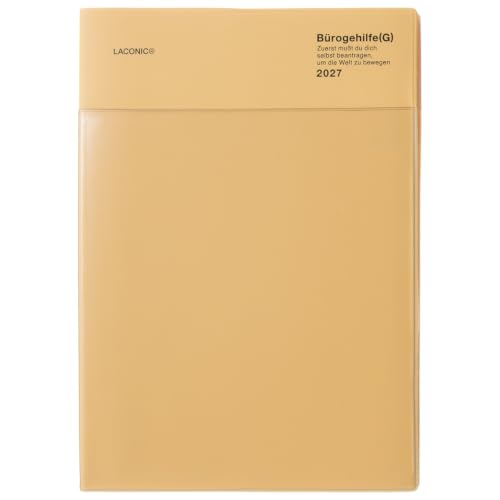 Laconic 2027 A5 Weekly Planner with Pockets, Orange LALD114-260OR (Starts December 2026)