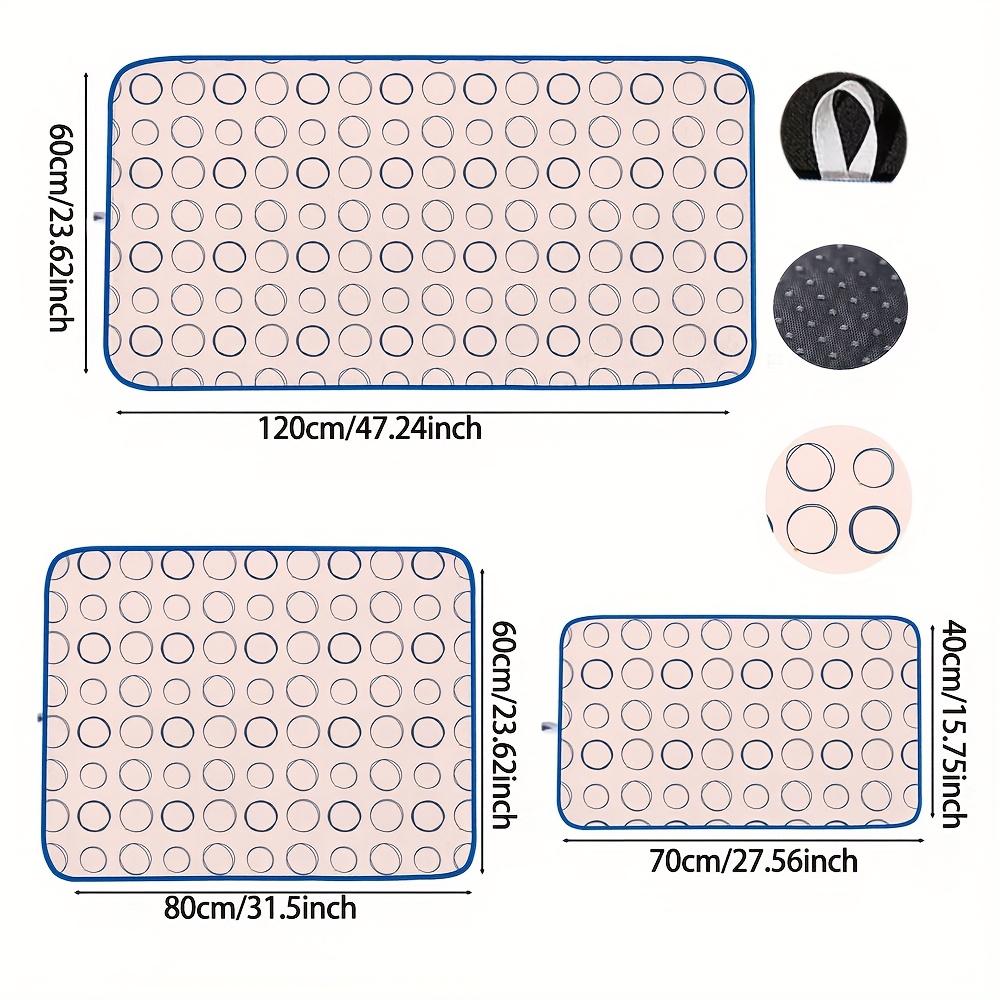Rutschfeste Hitzebeständige Faltbare Bügelunterlage mit Aufhängeband-Design - Tragbares Dual-Use Bügelbrett für Zuhause & Reise, Platzsparende Aufbewahrung, Stilvolles Muster
