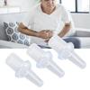 10 Pcs Enema Nozzle Tips Silicone Washable 8mm Inner Diameter Private Flushes Soft Enema Replacement Nozzle Tips