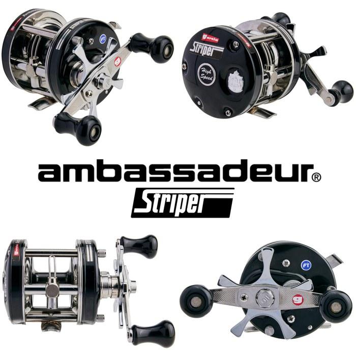 AbuGarcia AMB.5501 Striper Black Left-Handed Round Reel