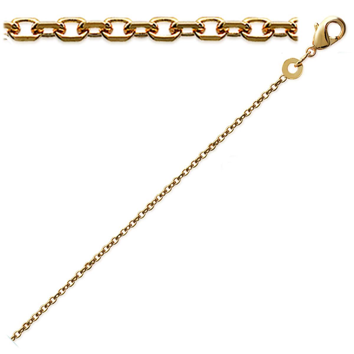 

Les Trésors De Lily [C7377] - Позолоченная цепочка Forçat 45 см 1,4 мм