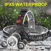 D2 Super Bright 3 Led Headlamp 18650 Battery Rechargeable Head Flashlight Torch 4-Mode Outdoor Camping Fishing Hunting Headlight