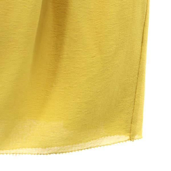 ANTEPRIMA Silk Blend Knit look Cami one piece Yellow Women Used