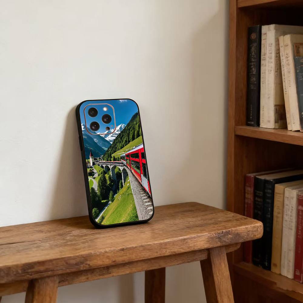 Magnificent Swiss Landscapes Phone Case For iPhone17,16,15,14,13,12,11 Plus,Pro Magnetic For Magsafe Wireless Charging