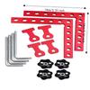 90 Degree Right Angle Clamps Aluminum Alloy 5.5 Inches Positioning Squares L Type Design 140mm X 140mm L Shaped Carpenter Clamp
