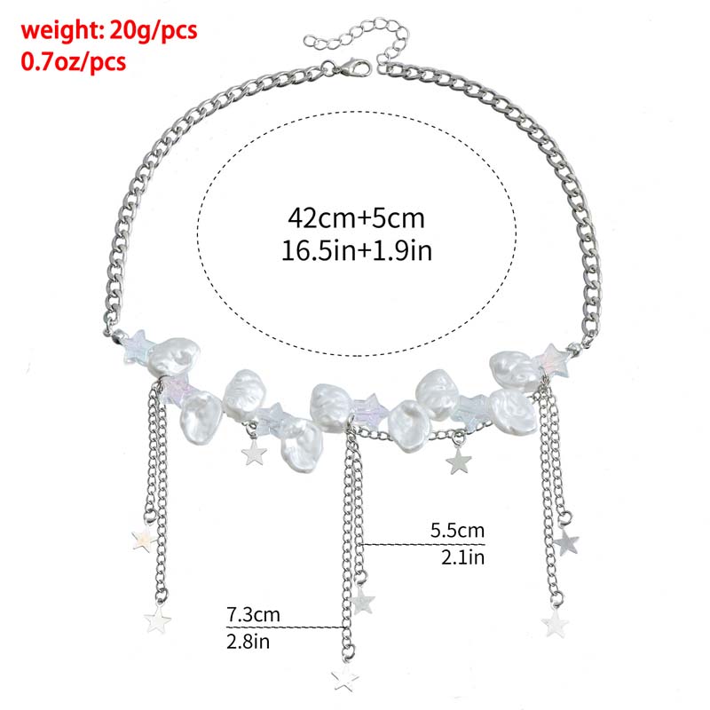 Vintage Beaded Heart Tassel Choker Necklaces for Women Punk Hip Hop Black Leather Rope Necklaces Y2K Jewelry Party Accessories