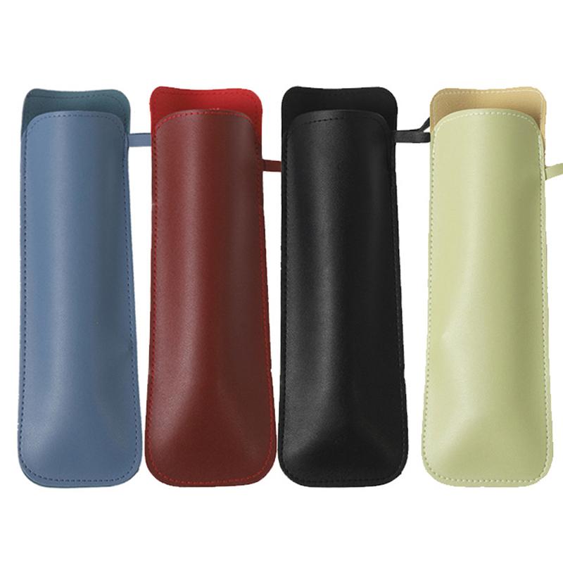 Pu Leather Umbrella Cover Case Portable Waterproof Umbrella Storage Pocket Water Absorbent Umbrella Bag