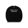 MLB New York Yankees Velvet Jackets Unisex Black Baseball Collar Thickened 3AJPF0116-50BKS