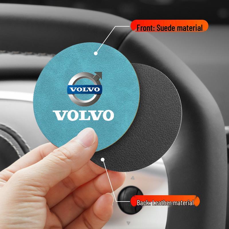 Cute Cartoon Non-slip Car Cup Coaster & Placemat Set for Interior Decoration