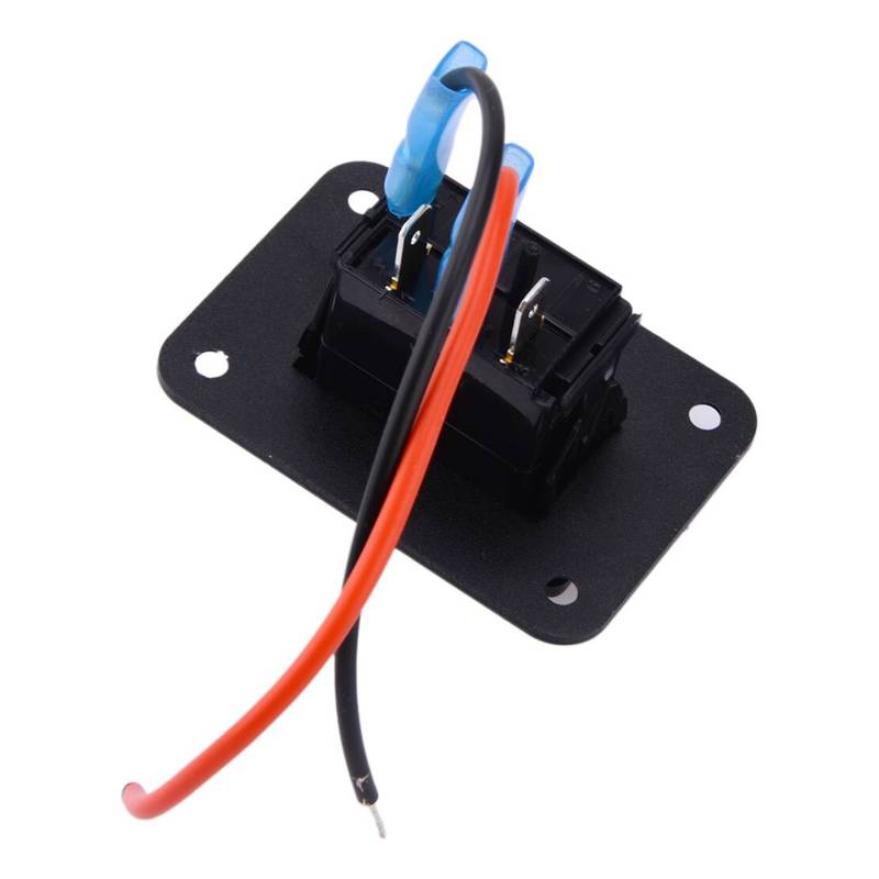 12V 20A Red LED 3 Way On-Off-On Car Marine Boat Bilge Pump Rocker Switch Panel