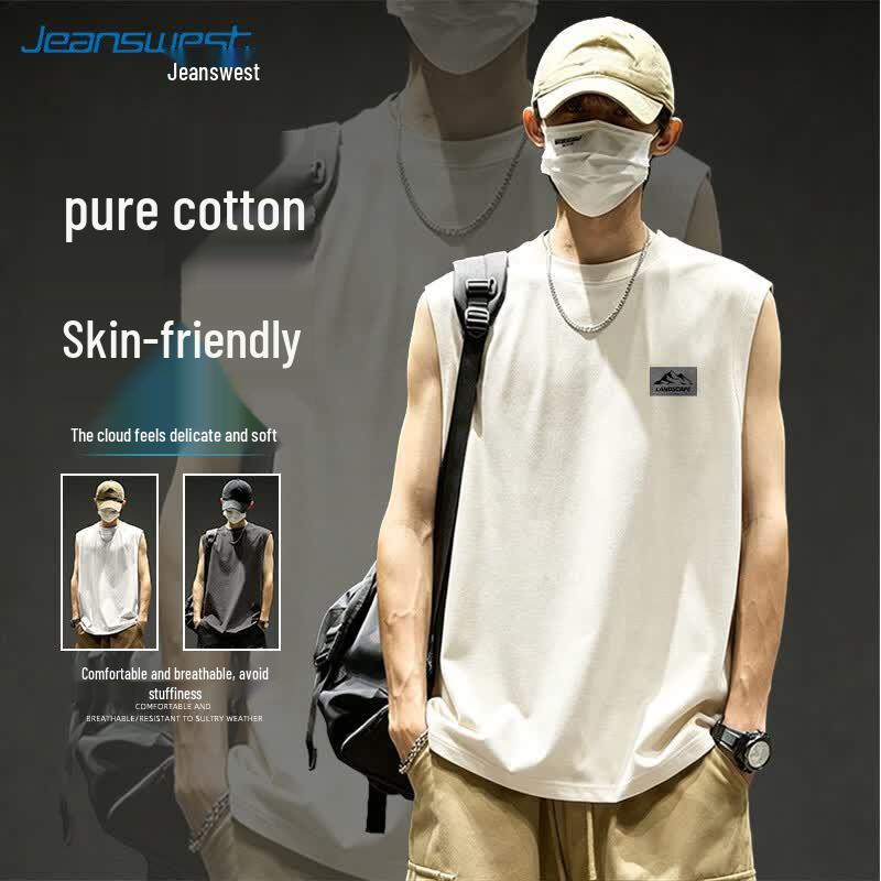 Jeanswest Men s 100% Cotton Seamless Tank Top 3XL
